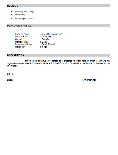 computer engineering resumes