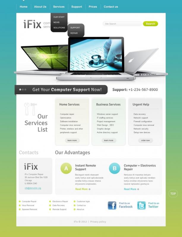 computer repair website