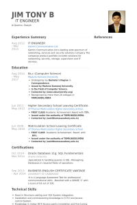 computer science resume example itengineerresume example