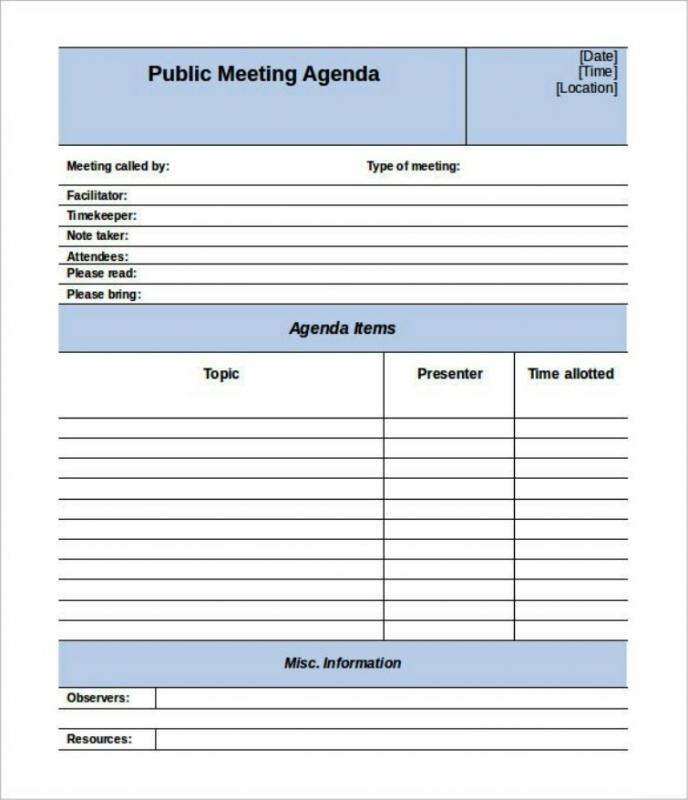 conference schedule template