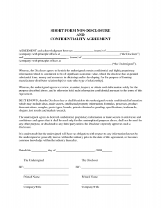 confidentiality agreement samples