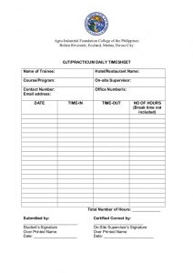 consent form template aifcp seafarer rating course ojt forms