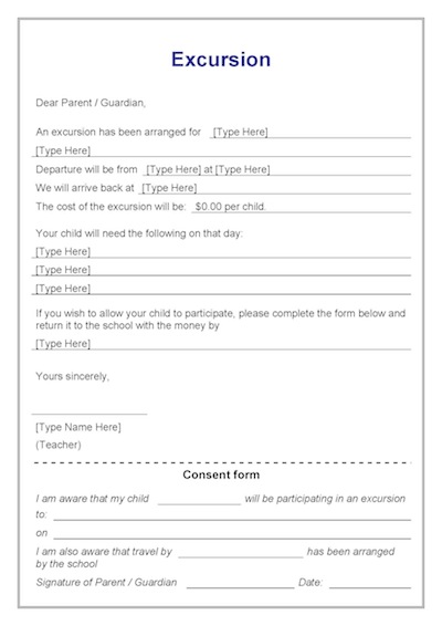 consent form template