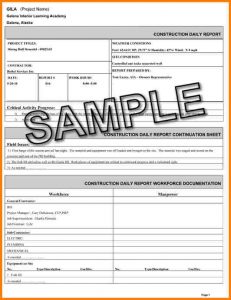 construction daily report daily construction report sample daily report web pg template