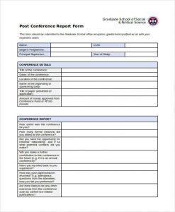 construction daily report template post conference report