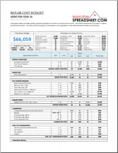 construction estimate form orig