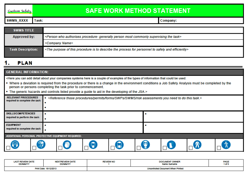 construction estimate form