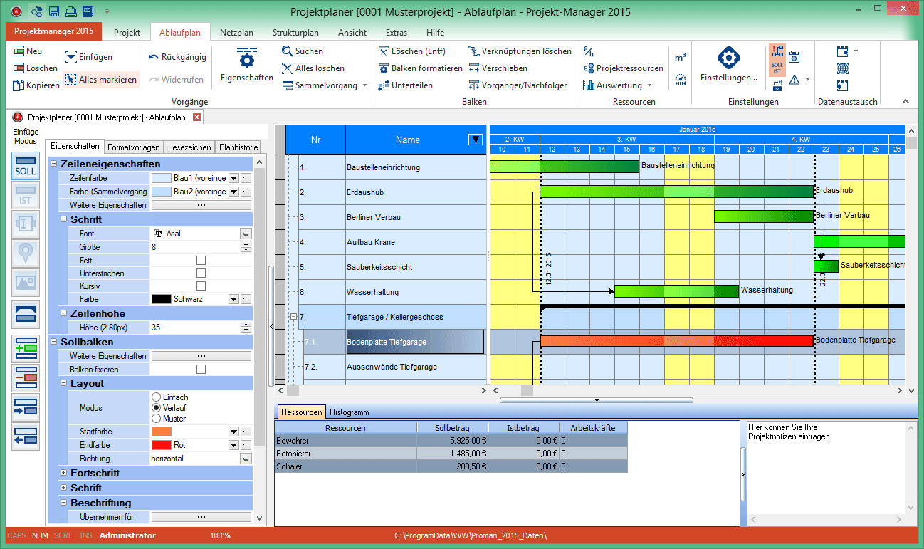 construction schedule template excel free download