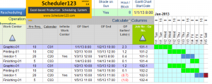 construction schedule template excel sch screenshot