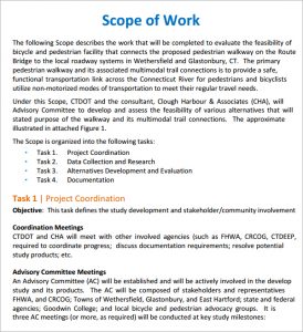 construction scope of work scope of work template velfnum