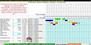 construction timeline template actual live construction programme