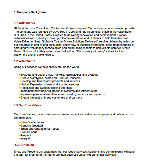 consulting proposal template