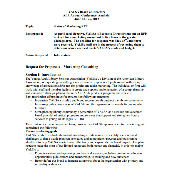 consulting proposal template