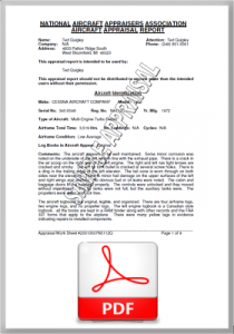 contact form template aircraft appraisal sample