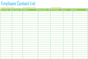 contact list template employee contact list template featured image