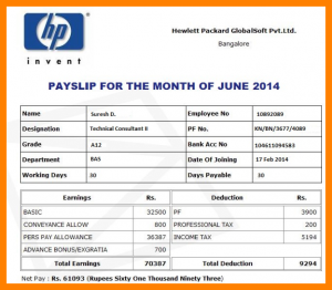 contract proposal template salary slip format in india