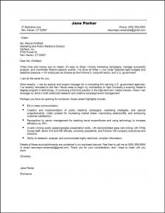 contract specialist resume public relations cover letter jane parker