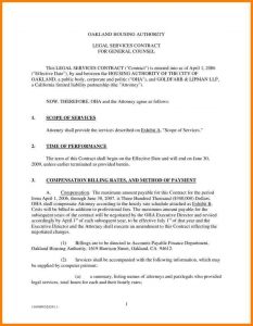 contract template for services contract for services rendered oakland housing authority legal services contract for general counsel this cb