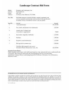 contract template for services landscaping contract sample