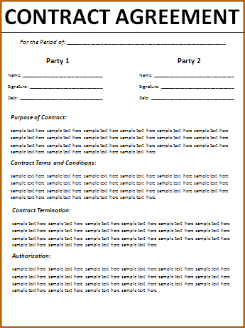 contractor proposal template