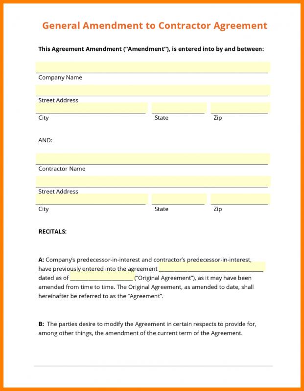 Contractor Proposal Template Template Business