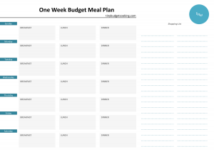 cookbook template free meal plan template www tinybudgetcooking com min