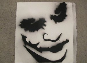 cool stencils for spray painting joker spray paint stencil