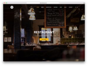 cool website templates resca restaurant wordpress theme