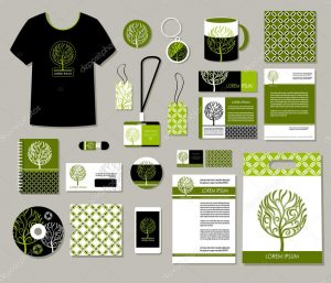 corporate identity package depositphotos stock illustration tree logo corporate identity templates