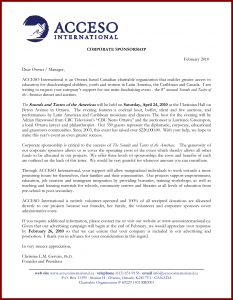 corporate sponsorship letter sample corporate sponsorship proposal