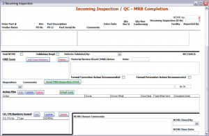 corrective action plan example nonconformance mrb