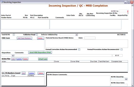 corrective action plan example