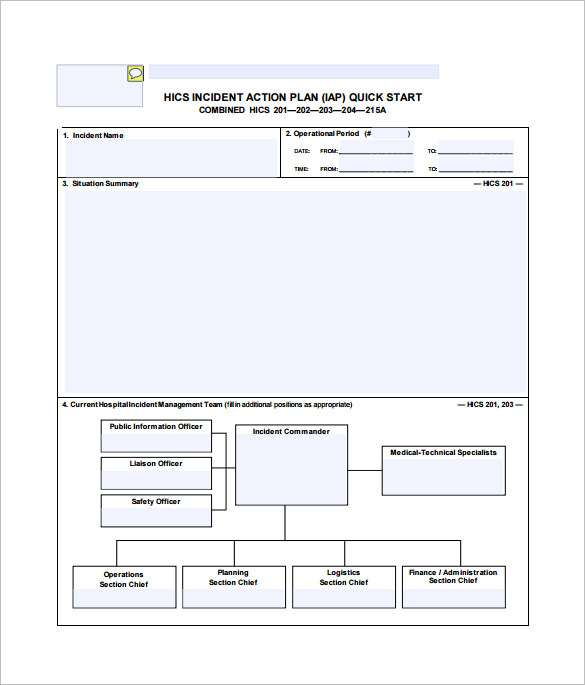 corrective action plan example