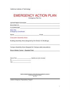 corrective action plan template emergency action plan template musicax intended for emergency action plan template