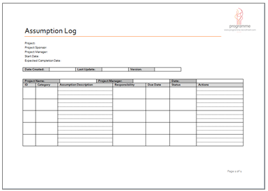 cost estimate template