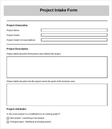 counseling intake form