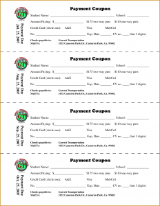 coupon book template payment coupon book template