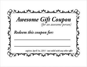 coupon template word birthday coupon template