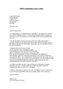 cover letter for graphic designer office assistant cover letter hashdoc office assistant cover letter