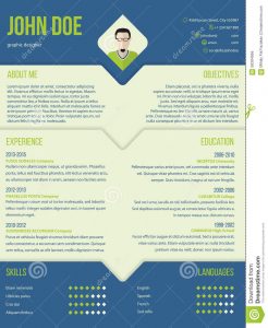 credit application template modern curriculum cv resume template design blue green color combo