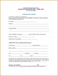 credit card authorization form pdf blank credit card authorization form pdf