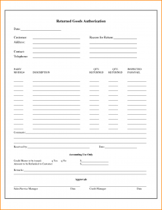 credit card authorization template return authorization form