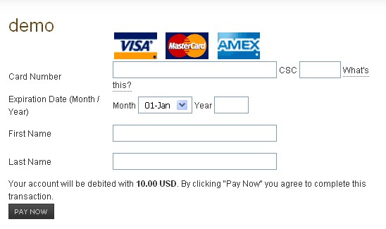 credit card authorization template