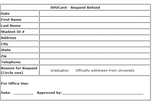 credit card receipt template refund