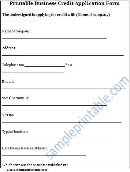 reference itausa form 2018 Reference Credit  Template Business  Form