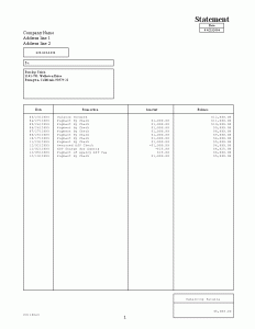 credit report sample