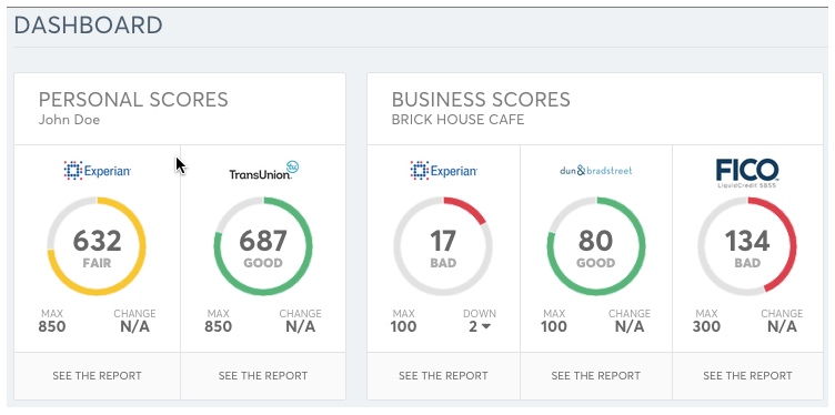 credit report sample