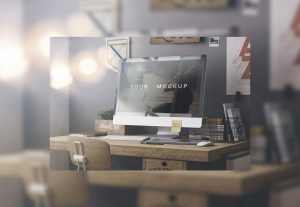 cv template pdf high resolution imac psd web mockup