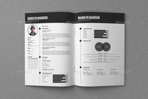 cv template pdf resume cv portfolio