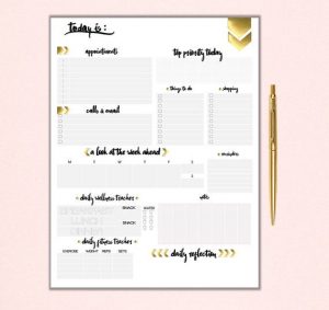 daily planner pdf fcbacffcad fitness tracker daily planner printable